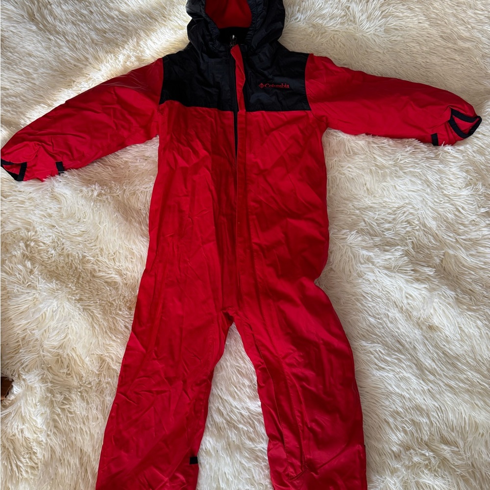 Columbia Kids' Red and Black Snowsuit
